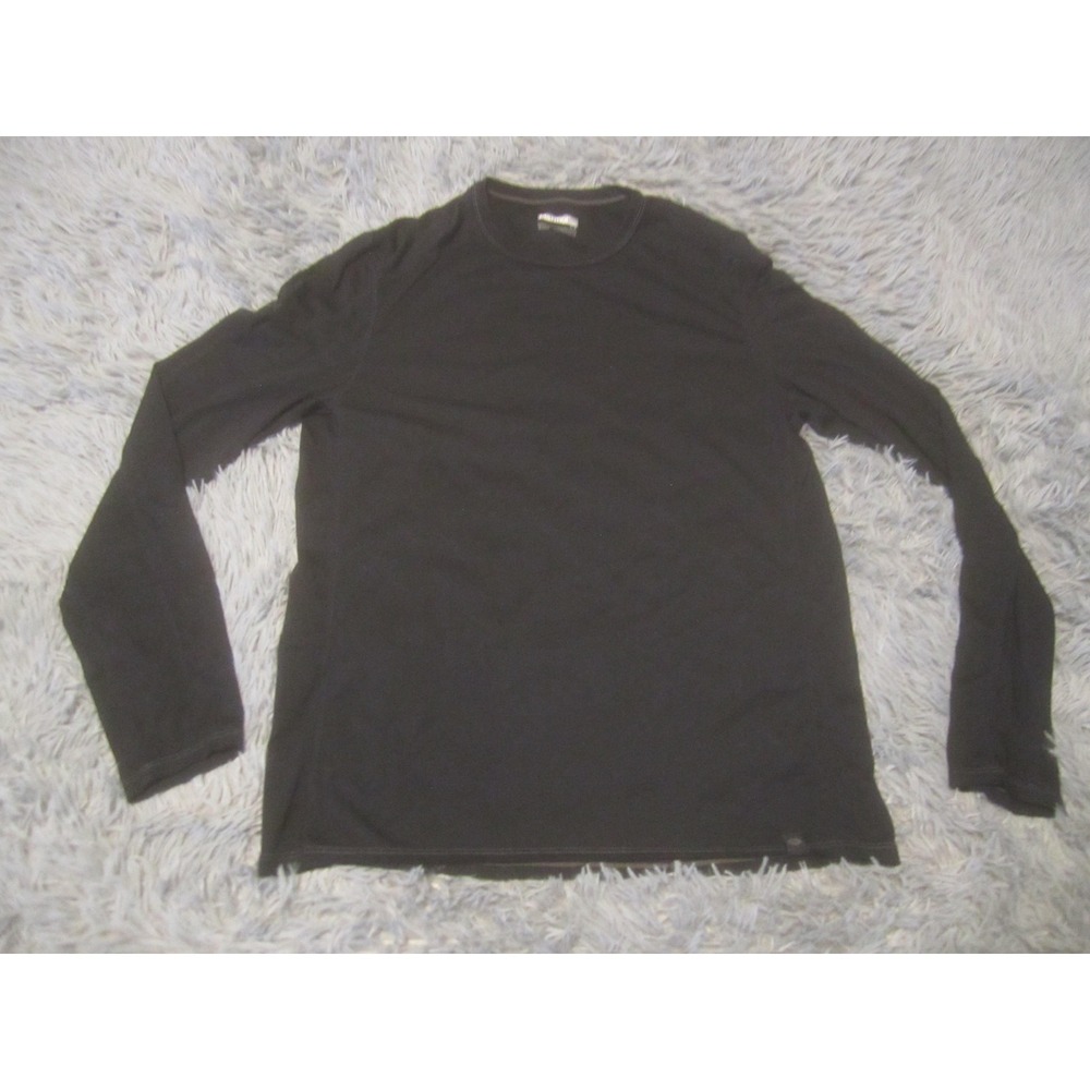 Marmot Shirt Mens Small Black Long Sleeve Tagless Crewneck Basic Tee Top